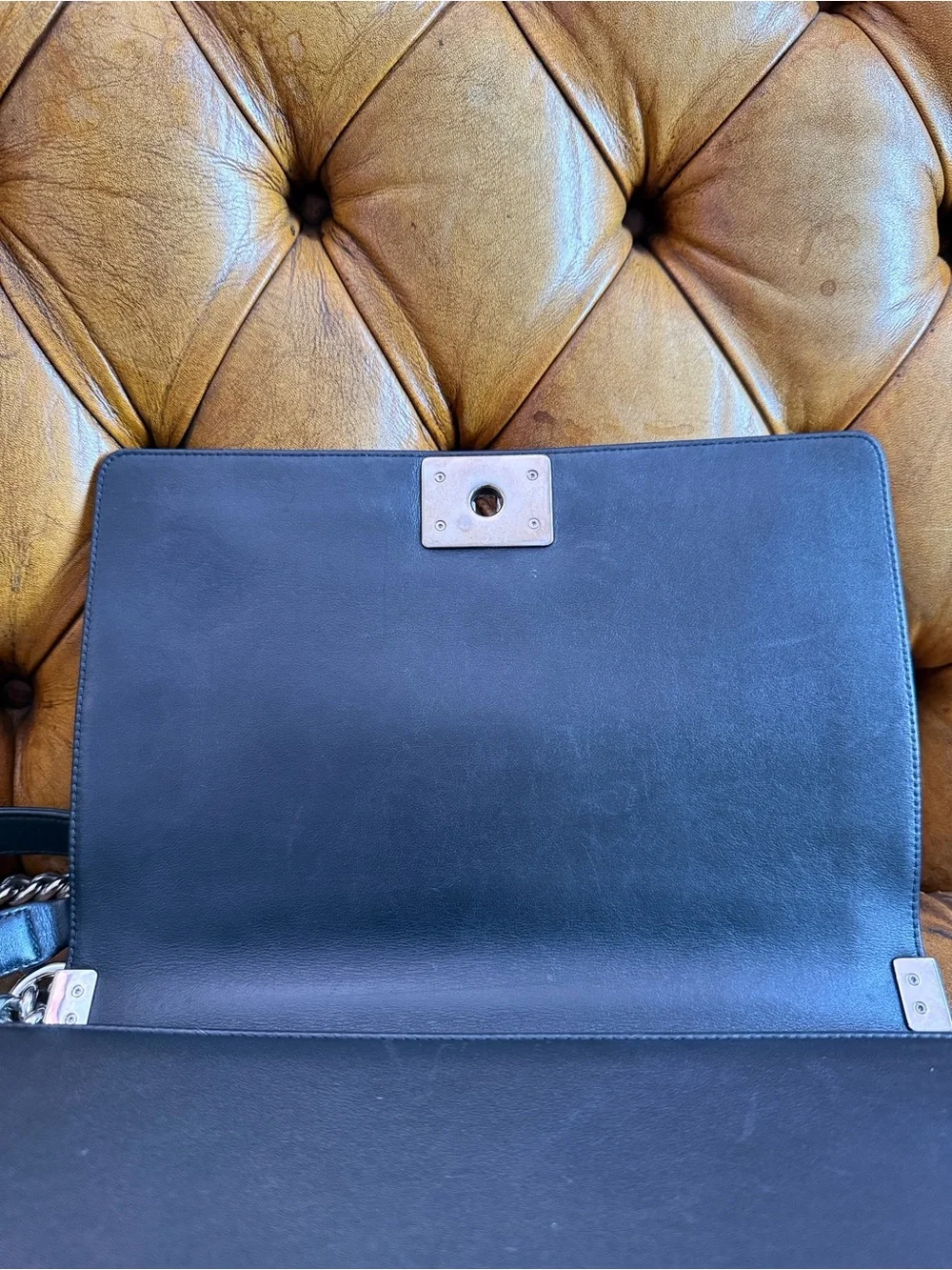 🎉🎉🎉Chanel Black Boy Bag with Silver Hardware. Karl Lagerfeld Design 🩶🩶🩶